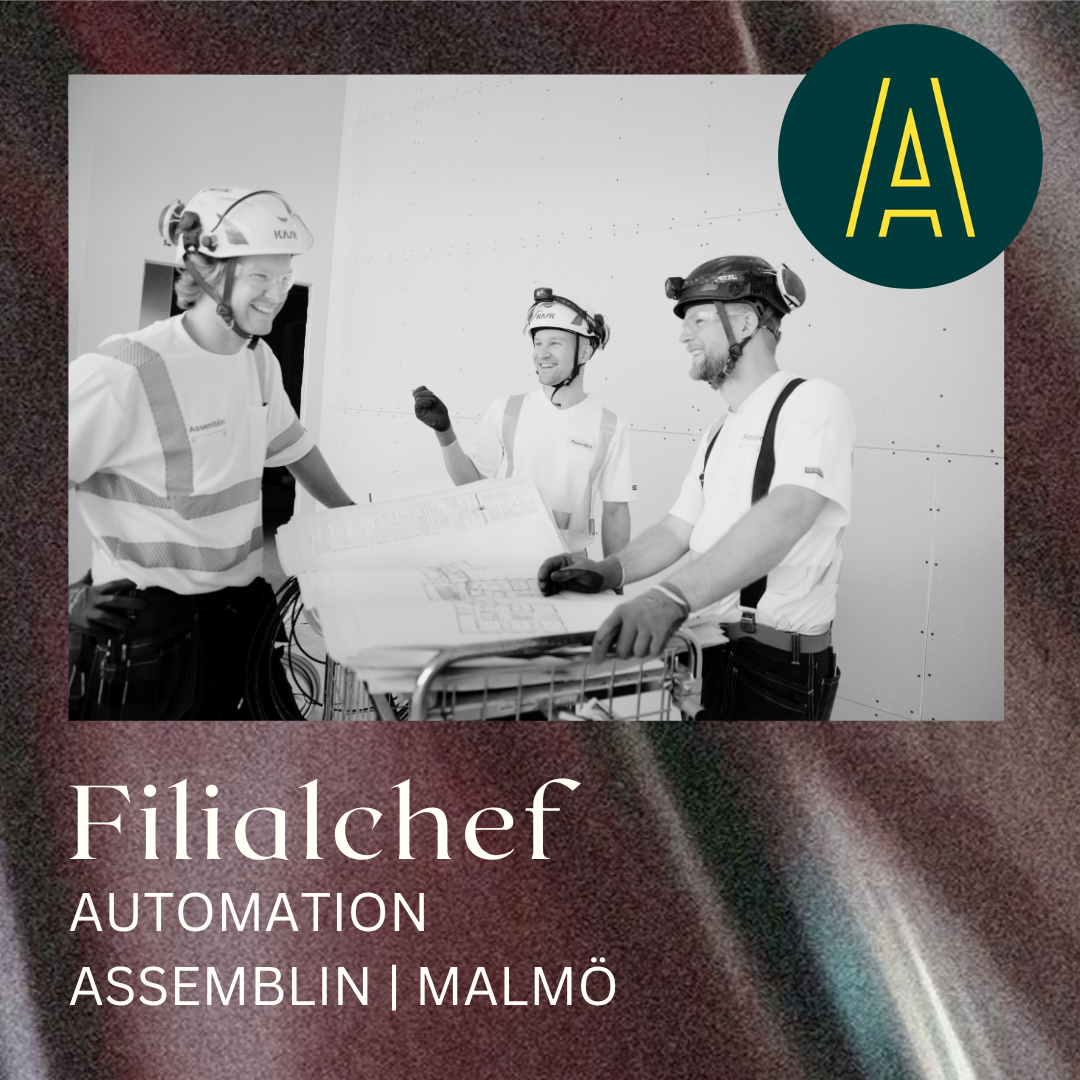 Filialchef Assemblin Automation Malmö